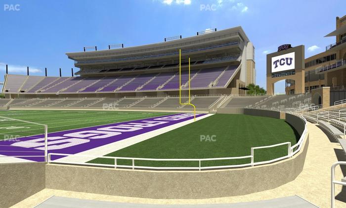 Amon G. Carter Stadium - Section 137 Seat View