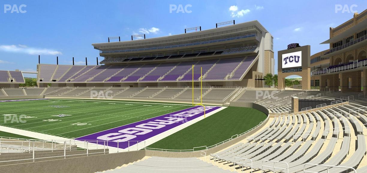 Amon G. Carter Stadium - Section 137 Seat View