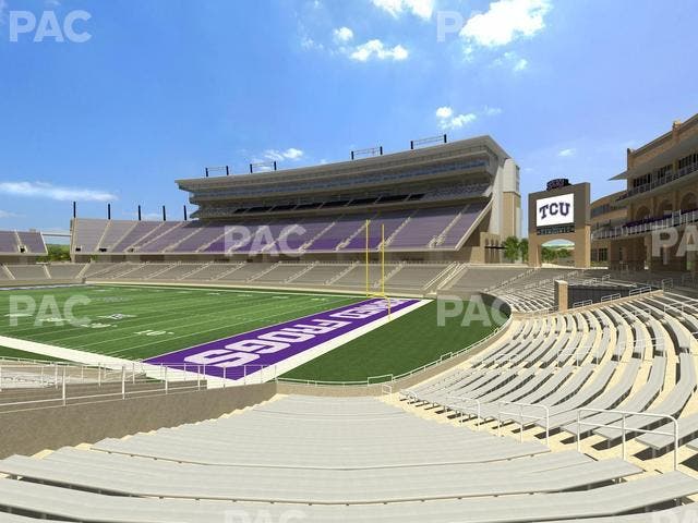 Amon G. Carter Stadium - Section 137 Seat View