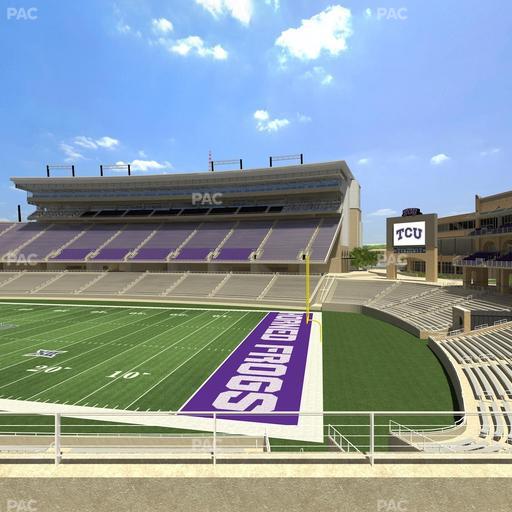 Amon G. Carter Stadium - Section 201 Seat View