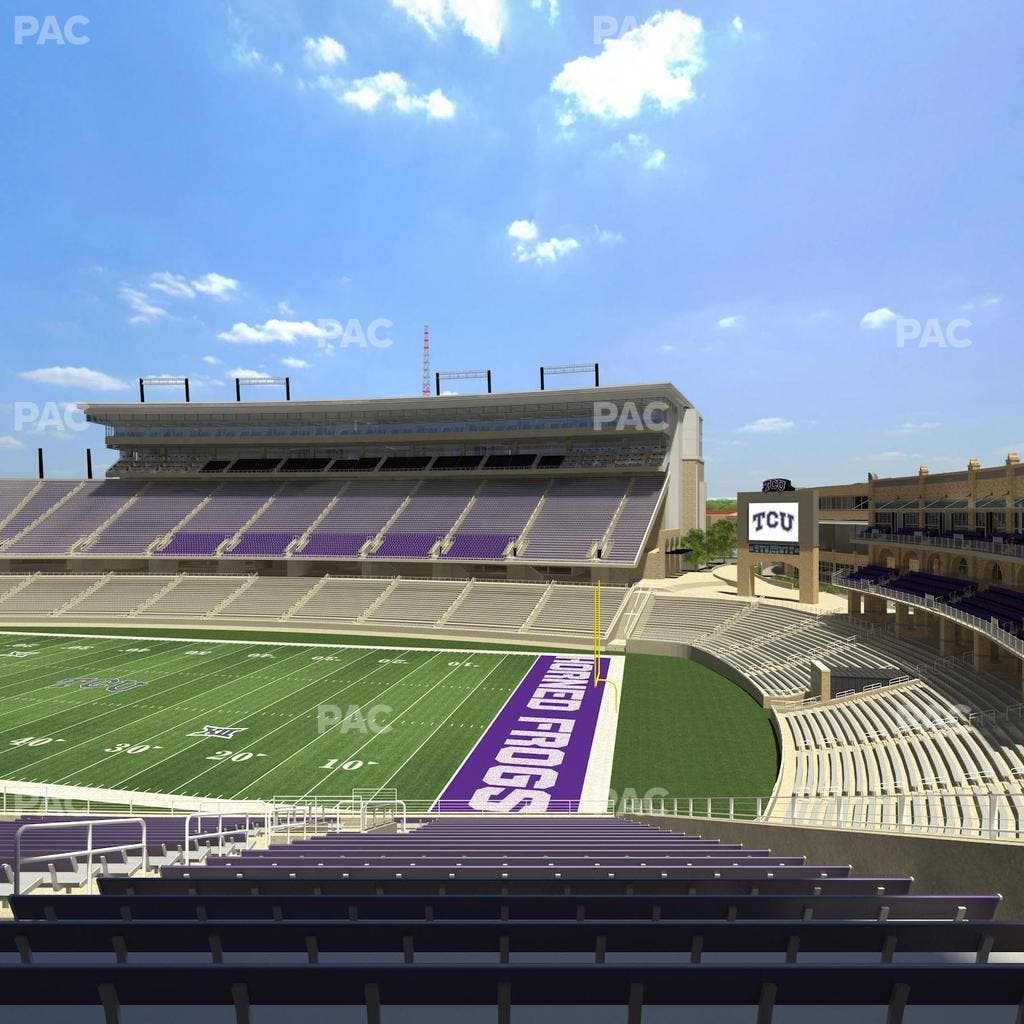Amon G. Carter Stadium - Section 201 Seat View