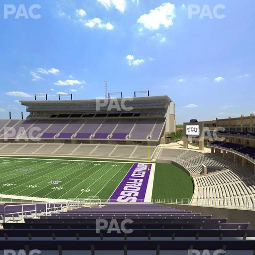 Amon G. Carter Stadium - Section 201 Seat View