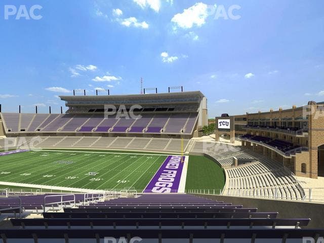 Amon G. Carter Stadium - Section 201 Seat View