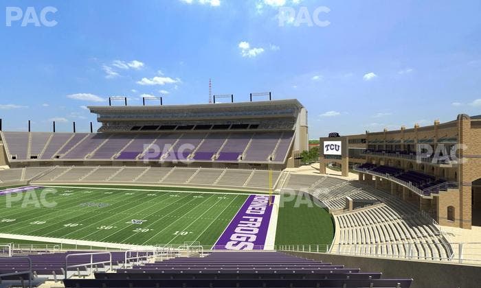 Amon G. Carter Stadium - Section 201 Seat View