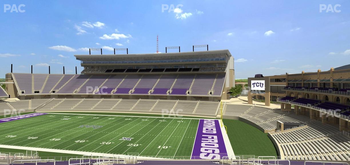 Amon G. Carter Stadium - Section 202 Seat View