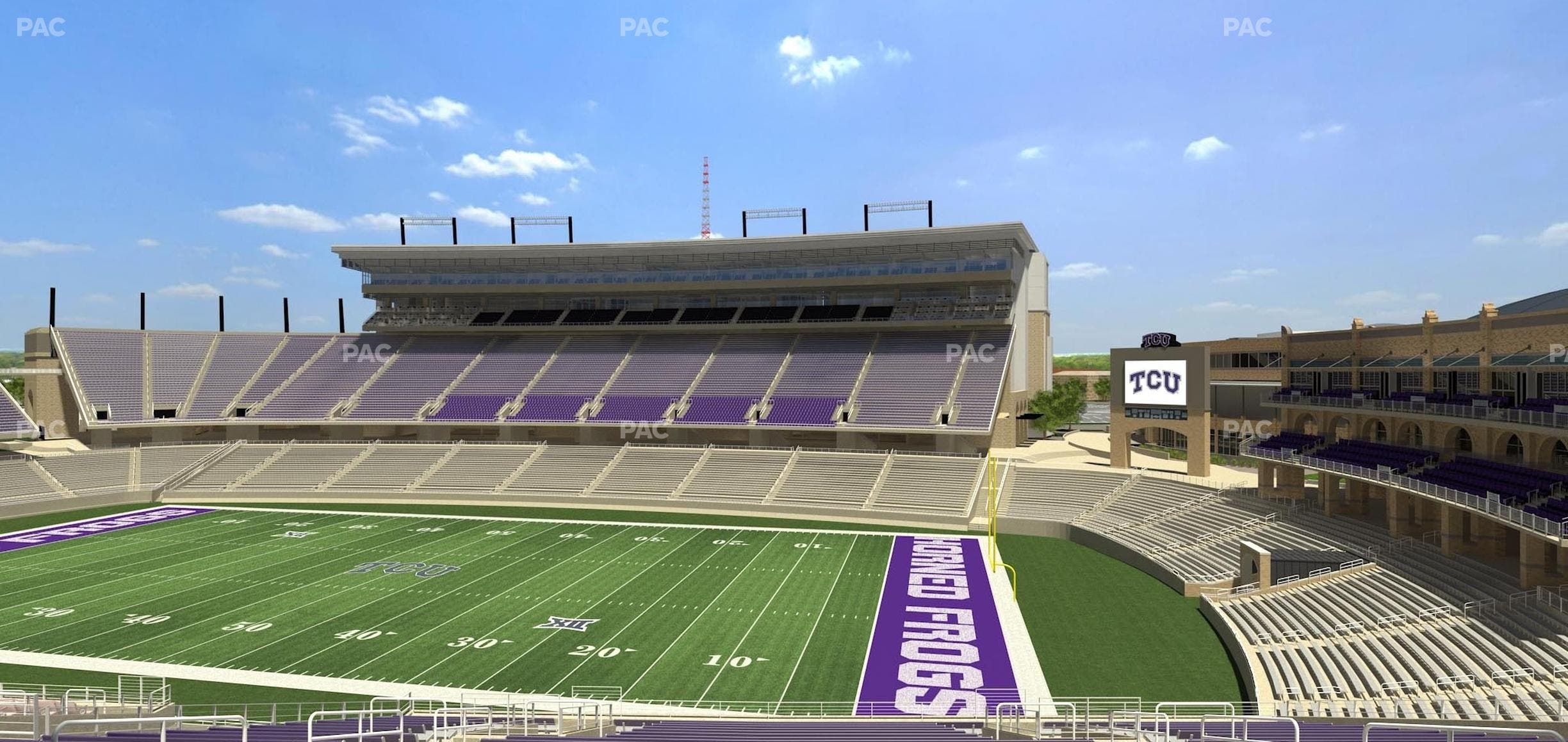 Amon G. Carter Stadium - Section 202 Seat View