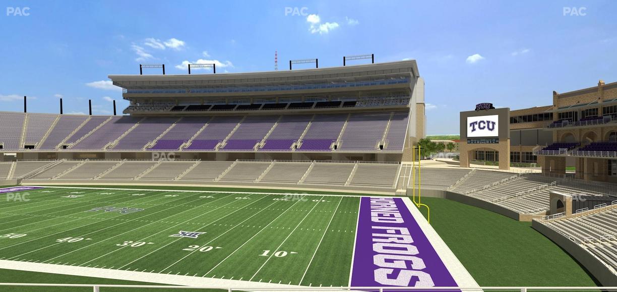 Amon G. Carter Stadium - Section 202 Seat View