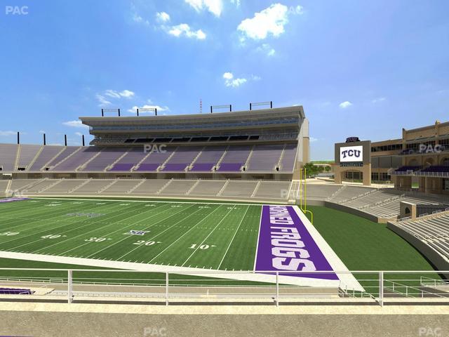Amon G. Carter Stadium - Section 202 Seat View