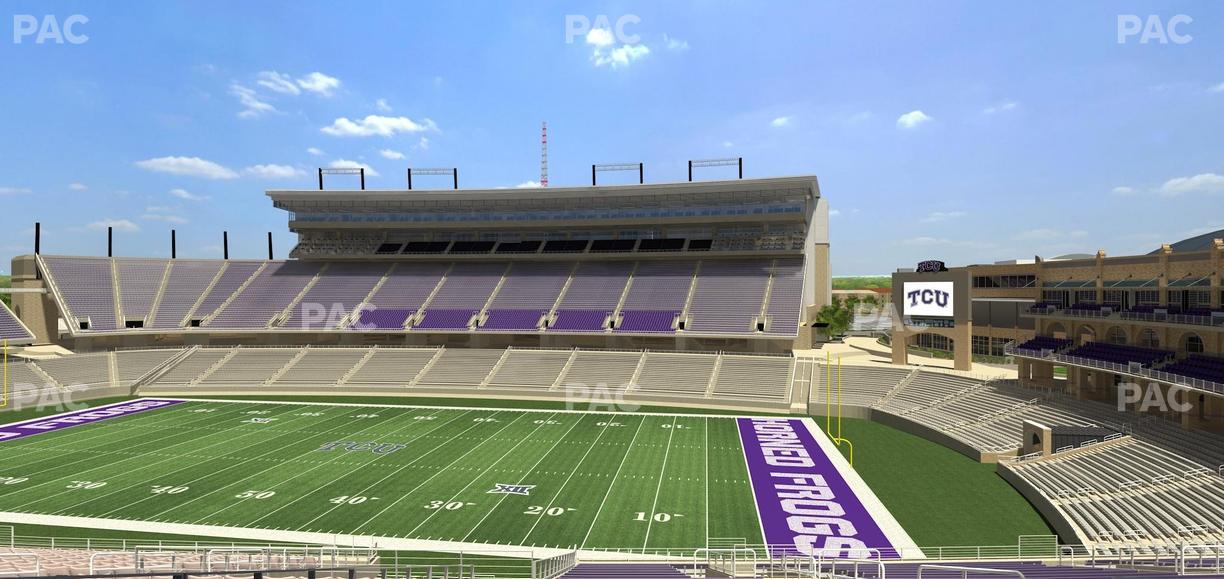 Amon G. Carter Stadium - Section 203 Seat View