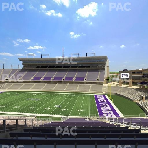 Amon G. Carter Stadium - Section 203 Seat View