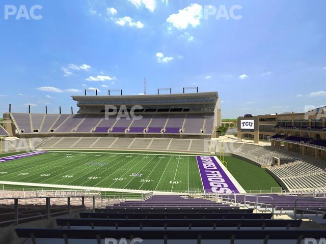 Amon G. Carter Stadium - Section 203 Seat View Amon G. Carter Stadium - Section 203 Seat View