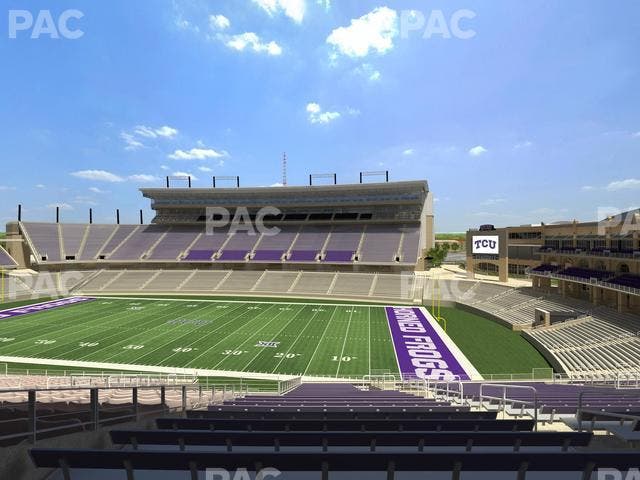 Amon G. Carter Stadium - Section 203 Seat View