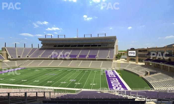 Amon G. Carter Stadium - Section 203 Seat View