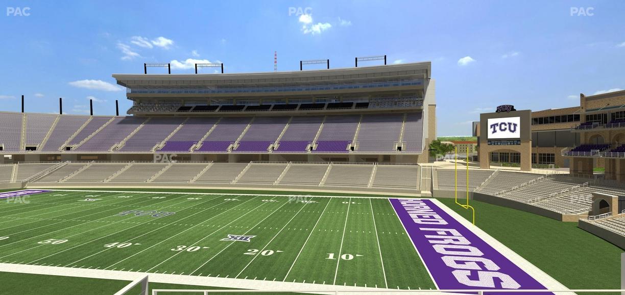 Amon G. Carter Stadium - Section 203 Seat View