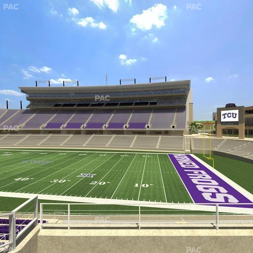 Amon G. Carter Stadium - Section 203 Seat View