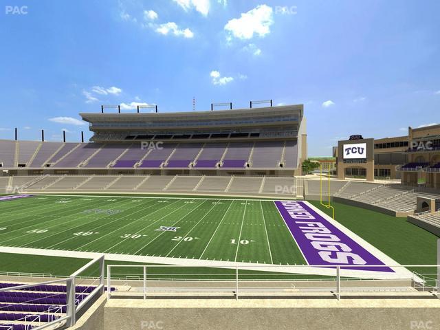 Amon G. Carter Stadium - Section 203 Seat View