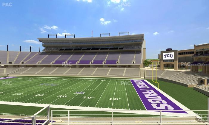 Amon G. Carter Stadium - Section 203 Seat View