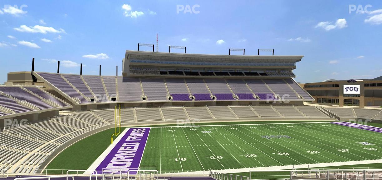 Amon G. Carter Stadium - Section 211 Seat View