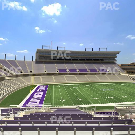 Amon G. Carter Stadium - Section 211 Seat View