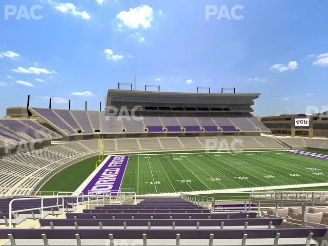 Amon G. Carter Stadium - Section 211 Seat View