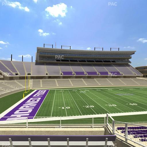 Amon G. Carter Stadium - Section 211 Seat View