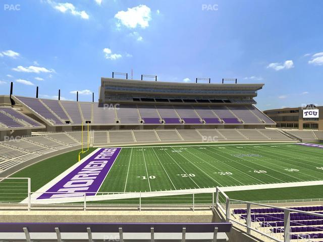 Amon G. Carter Stadium - Section 211 Seat View