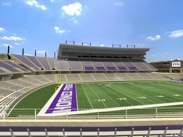 Amon G. Carter Stadium - Section 212 Seat View