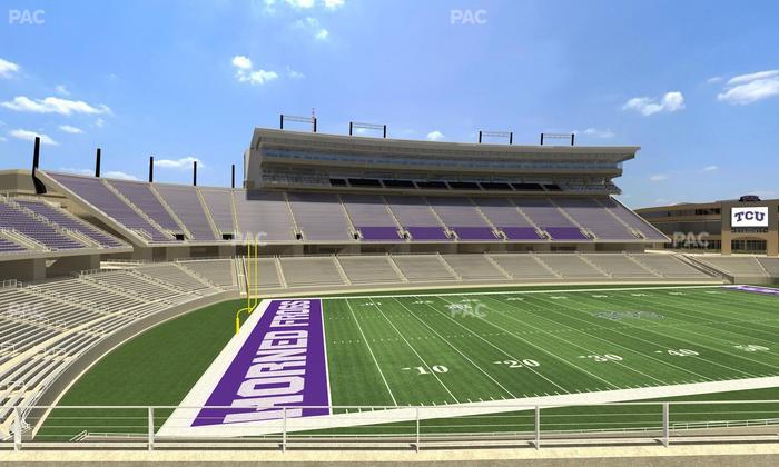 Amon G. Carter Stadium - Section 212 Seat View