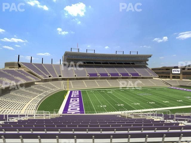Amon G. Carter Stadium - Section 212 Seat View