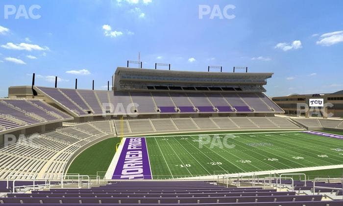 Amon G. Carter Stadium - Section 212 Seat View