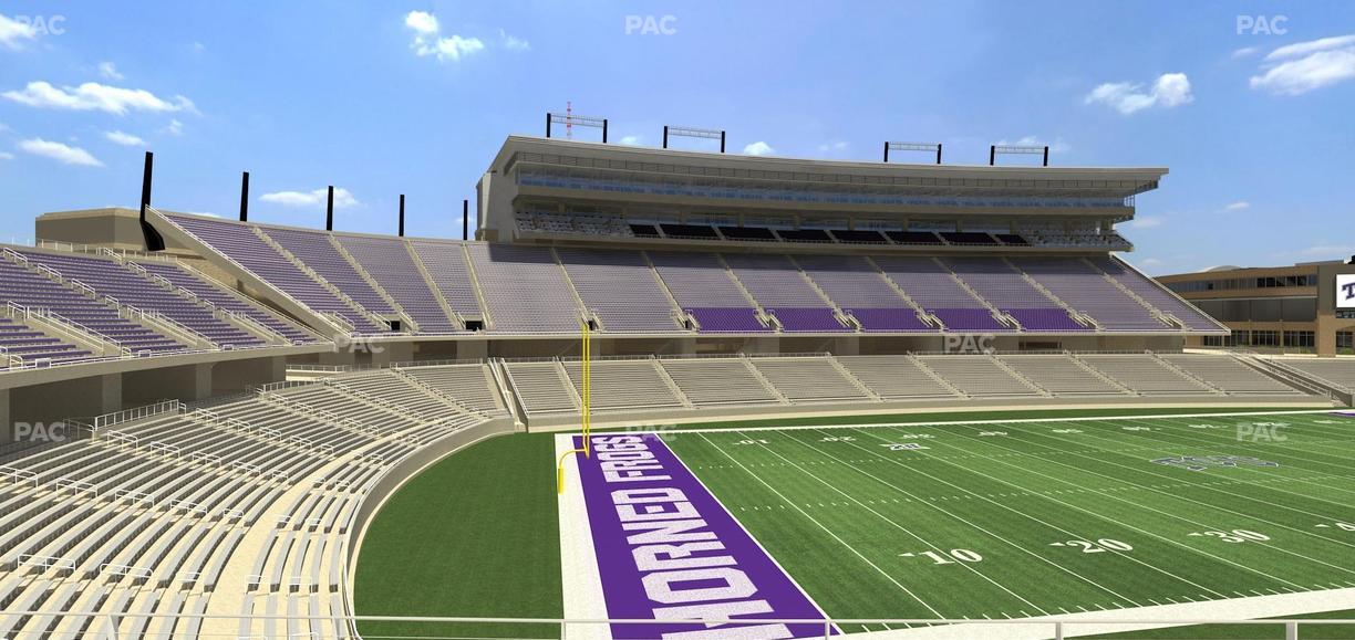 Amon G. Carter Stadium - Section 213 Seat View