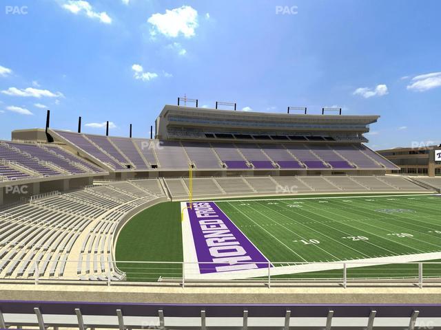 Amon G. Carter Stadium - Section 213 Seat View