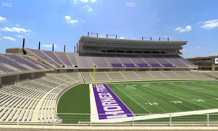 Amon G. Carter Stadium - Section 213 Seat View