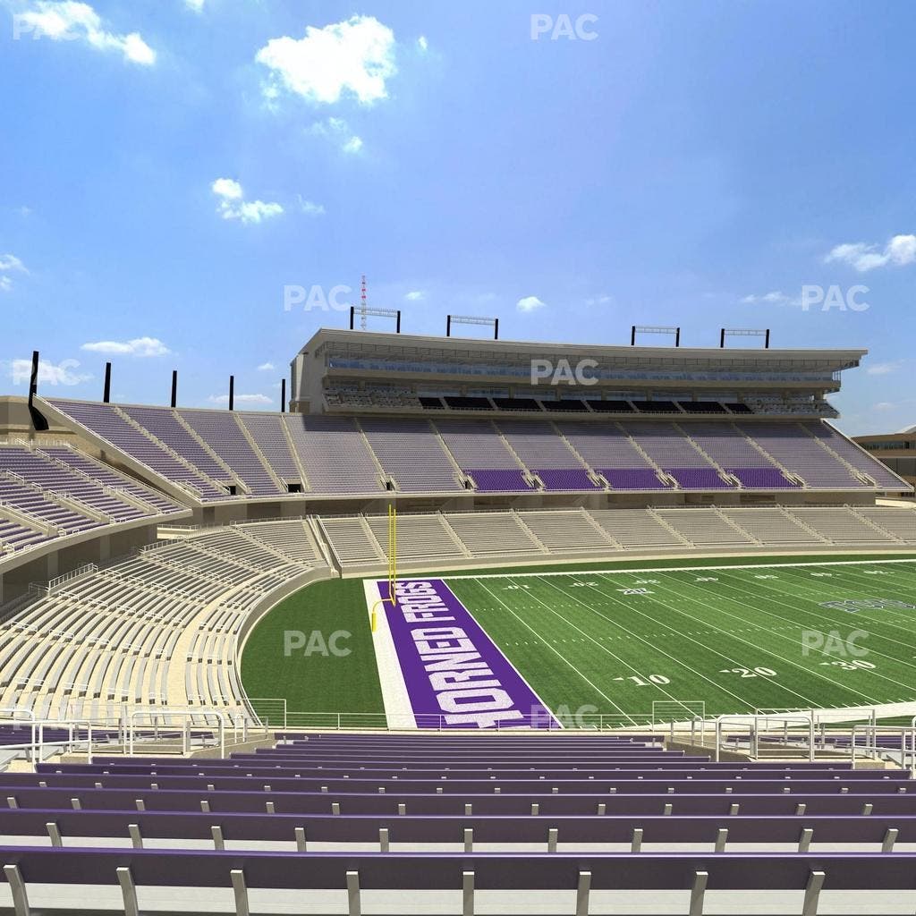 Amon G. Carter Stadium - Section 213 Seat View