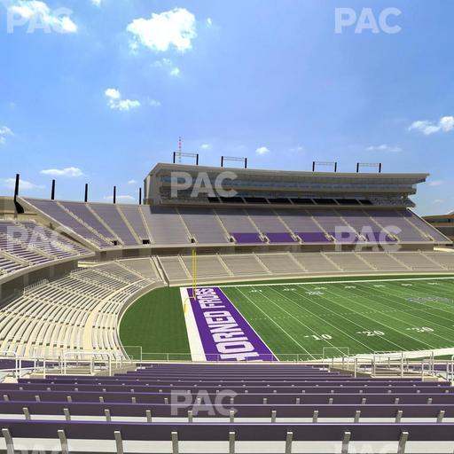 Amon G. Carter Stadium - Section 213 Seat View
