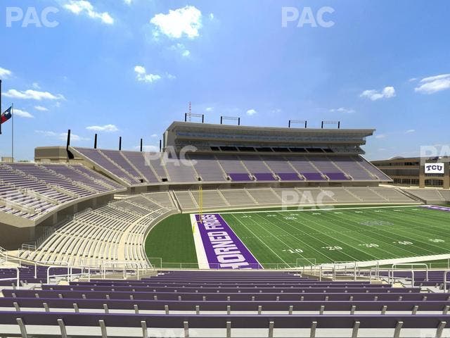 Amon G. Carter Stadium - Section 213 Seat View