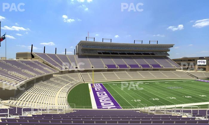 Amon G. Carter Stadium - Section 213 Seat View