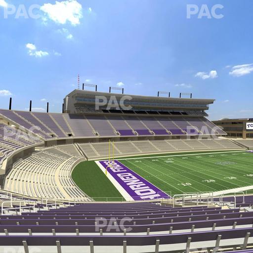 Amon G. Carter Stadium - Section 214 Seat View