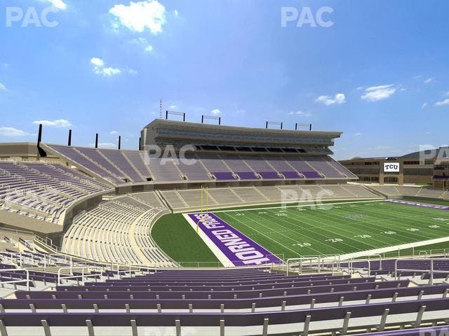 Amon G. Carter Stadium - Section 214 Seat View