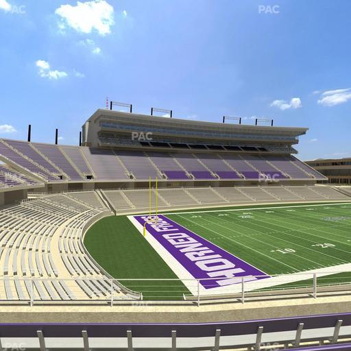 Amon G. Carter Stadium - Section 214 Seat View