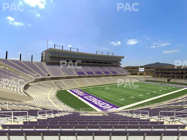 Amon G. Carter Stadium - Section 215 Seat View Amon G. Carter Stadium - Section 215 Seat View