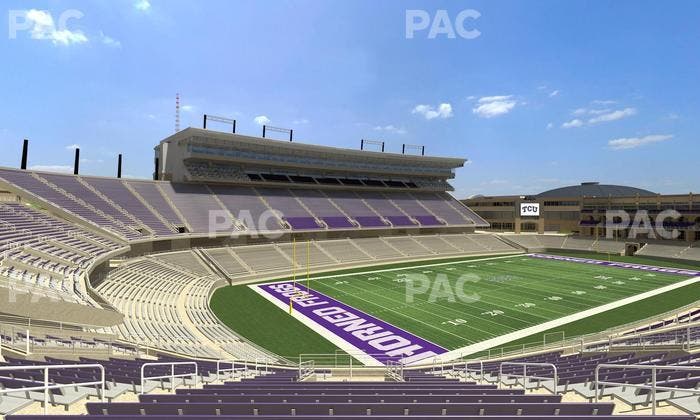 Amon G. Carter Stadium - Section 215 Seat View