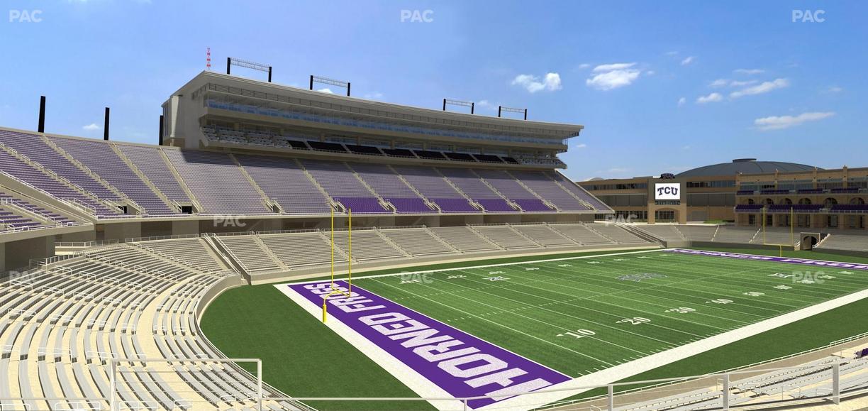 Amon G. Carter Stadium - Section 215 Seat View