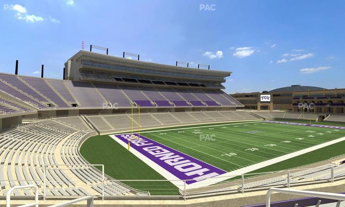 Amon G. Carter Stadium - Section 215 Seat View