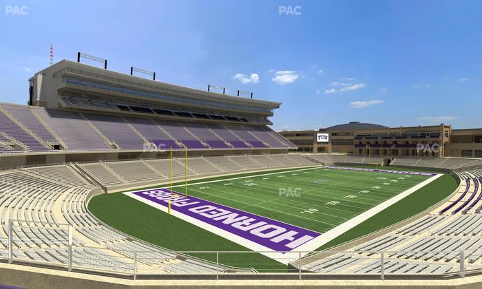 Amon G. Carter Stadium - Section 216 Seat View