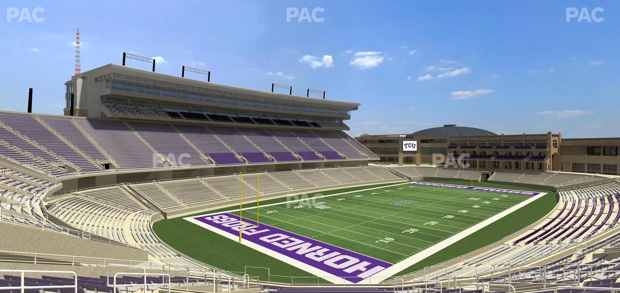 Amon G. Carter Stadium - Section 216 Seat View