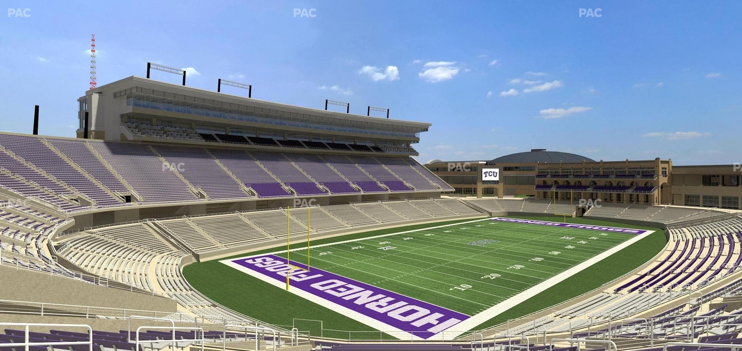 Amon G. Carter Stadium - Section 216 Seat View