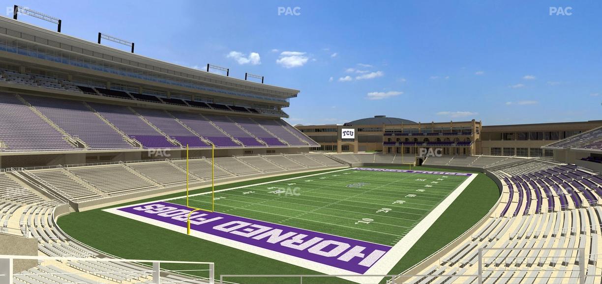 Amon G. Carter Stadium - Section 217 Seat View