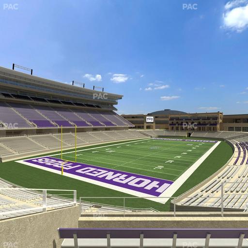 Amon G. Carter Stadium - Section 217 Seat View