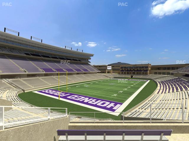 Amon G. Carter Stadium - Section 217 Seat View